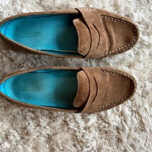 Croft & Barrow Brown Suede Loafers